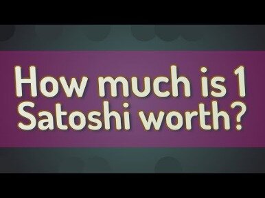 how many satoshis in a bitcoin