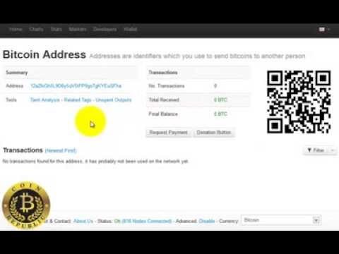 how to get a bitcoin address
